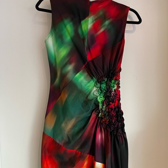 Dries Van Noten Ruched Printed Cotton-Poplin Midi Dress - Picture 7 of 15